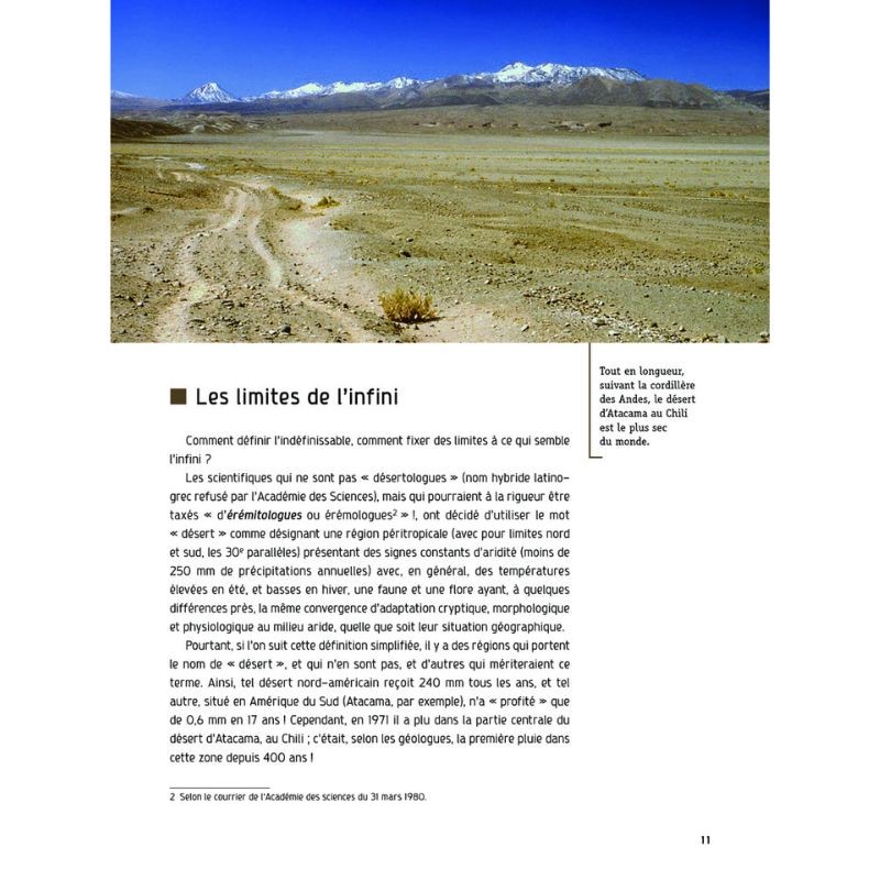 Le désert source de vies - Carnets de sciences Le désert source de vies - Carnets de sciences