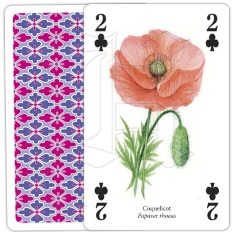 Jeu de cartes - Fleurs du jardin Jeu de cartes - Fleurs du jardin