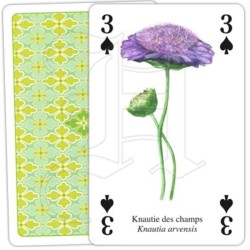 Jeu de cartes - Fleurs sauvages