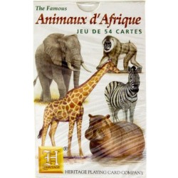 Jeu de cartes - Animaux d'Afrique