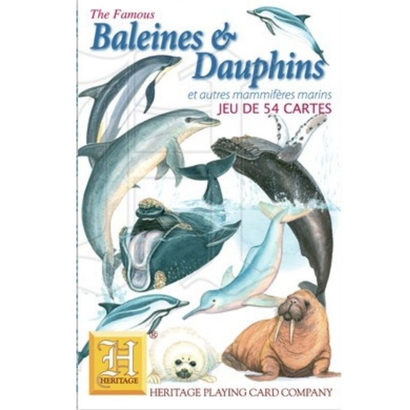 Jeu de cartes - Baleines & Dauphins