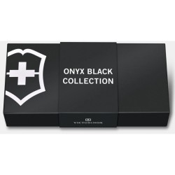 Couteau de poche Victorinox "Ranger 55 Grip Onyx" - 13 fonctions - Noir - Coffret cadeau