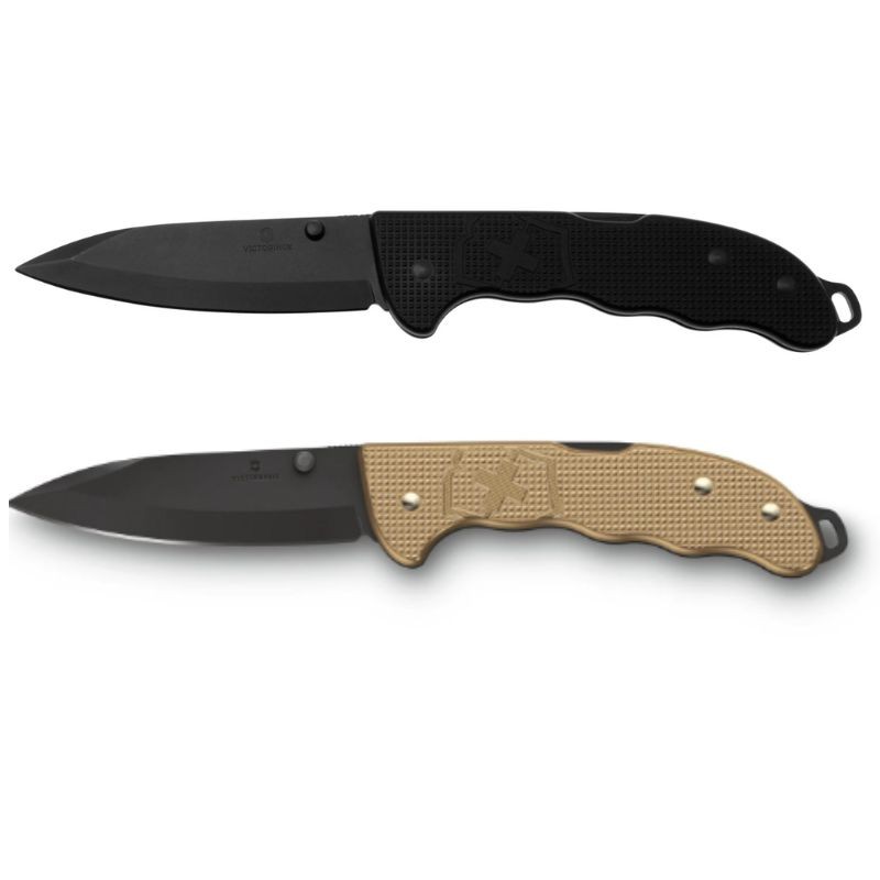 Couteau de poche Victorinox "Evoke BS Alox" - Noir ou Beige