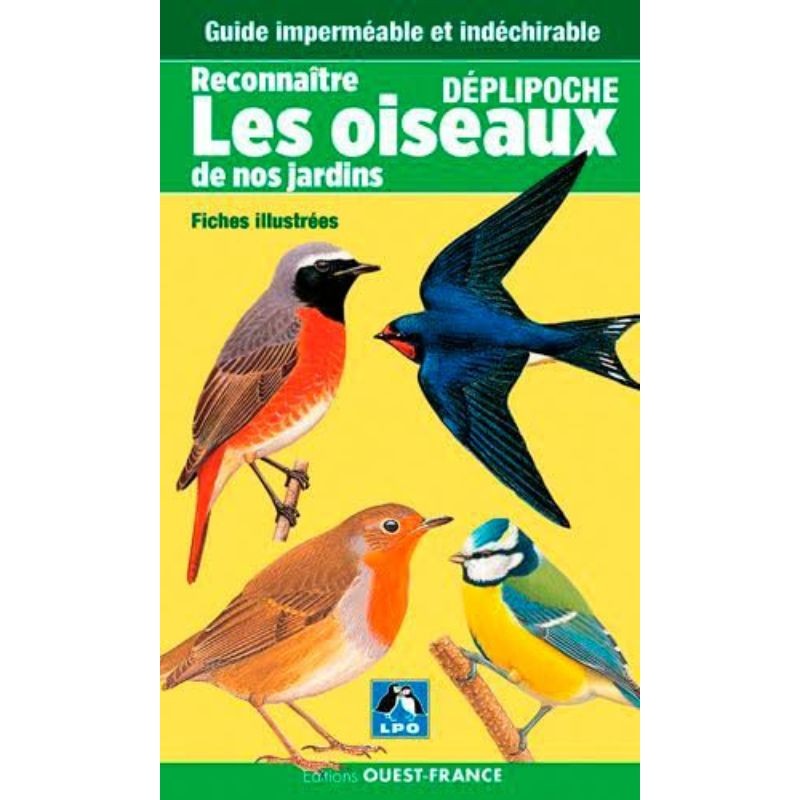 Déplipoche - Reconnaître les oiseaux de nos jardins