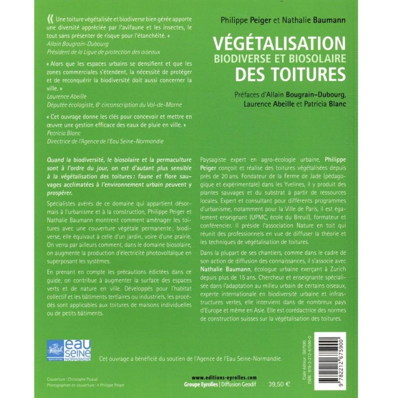 Végétalisation biodiverse et biosolaire des toitures Végétalisation biodiverse et biosolaire des toitures