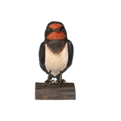 DecoBird Hirondelle Rustique - Statuette en bois DecoBird Hirondelle Rustique - Statuette en bois