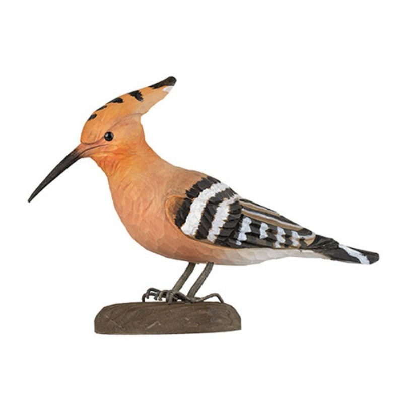 DecoBird Huppe Fasciée - Statuette en bois