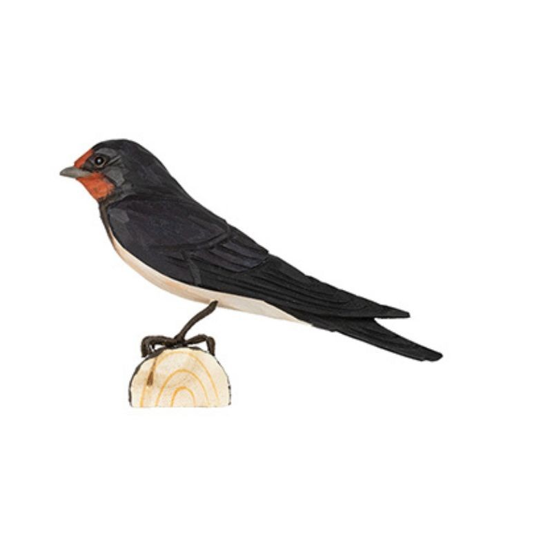 DecoBird Hirondelle Rustique - Statuette en bois DecoBird Hirondelle Rustique - Statuette en bois