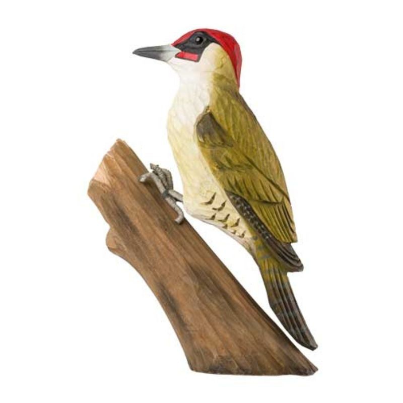 DecoBird Pic Vert - Statuette en bois