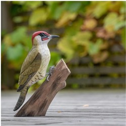DecoBird Pic Vert - Statuette en bois DecoBird Pic Vert - Statuette en bois