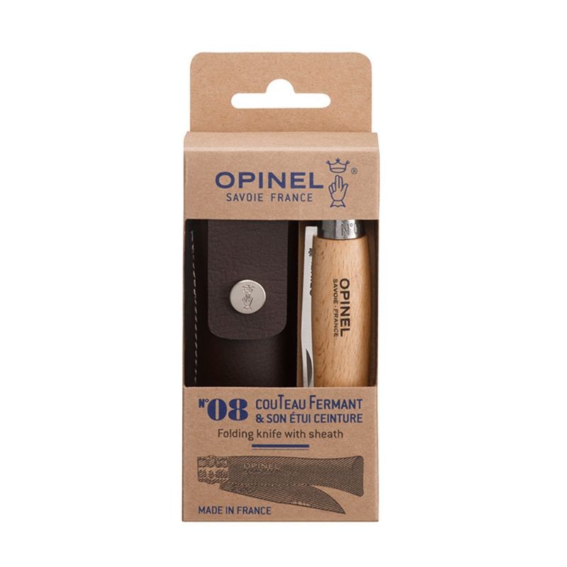 Couteau de poche Opinel "Classic" - Acier inoxydable/Bois