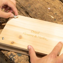 Presse à fleurs et herbes - Avec vis