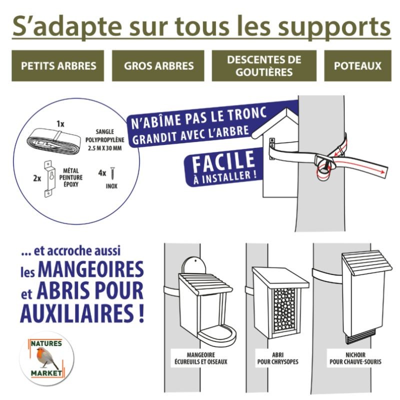 Kit Accroche Nichoir