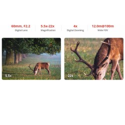 Hikmicro - Habrok 4K HE 25 L - Jumelles numériques thermiques Hikmicro - Habrok 4K HE 25 L - Jumelles numériques thermiques