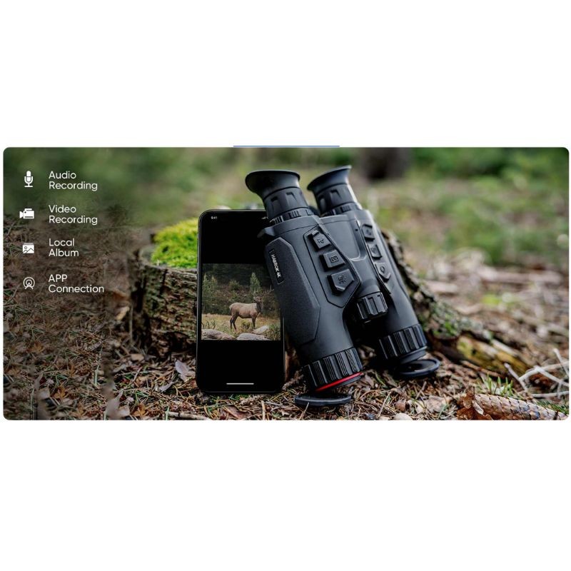 Hikmicro - Habrok 4K HE 25 L - Jumelles numériques thermiques Hikmicro - Habrok 4K HE 25 L - Jumelles numériques thermiques