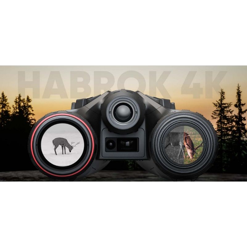 Hikmicro - Habrok 4K HE 25 L - Jumelles numériques thermiques Hikmicro - Habrok 4K HE 25 L - Jumelles numériques thermiques