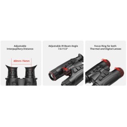 Hikmicro - Habrok HQ 35 L - Jumelles numériques thermiques Hikmicro - Habrok HQ 35 L - Jumelles numériques thermiques