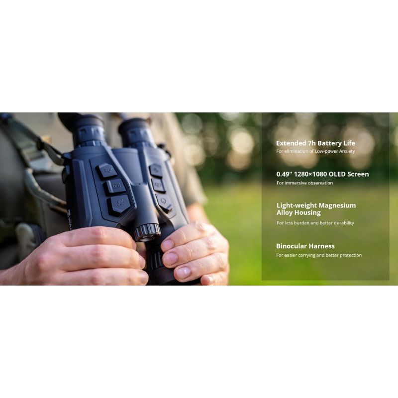 Hikmicro - Habrok Pro HQ 50 LN - Jumelles numériques thermiques