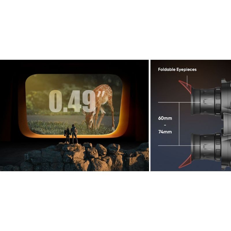 Hikmicro - Habrok Pro HQ 50 LN - Jumelles numériques thermiques