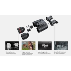 Hikmicro - Habrok Pro HQ 50 LN - Jumelles numériques thermiques