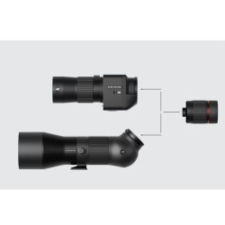 Kite APC APC 60 ED Stabilized + 17-35x WA - Lunette d'observation portative au monde avec stabilisation d'image