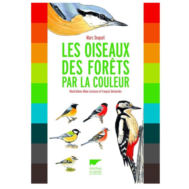 Les Oiseaux des forêts par la couleur