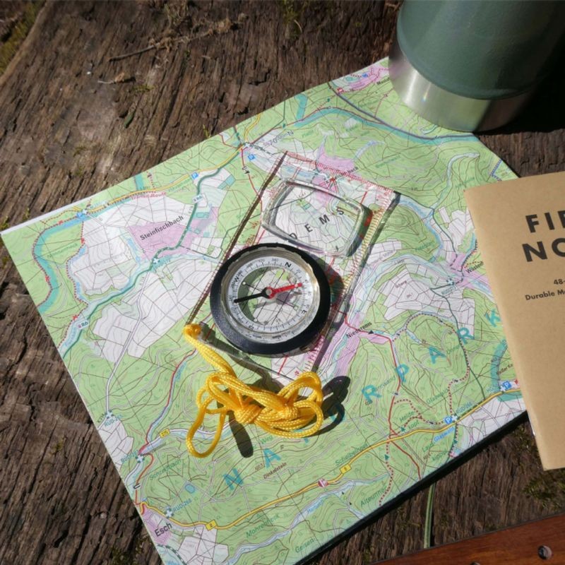 Boussole Règle avec Loupe Herbertz