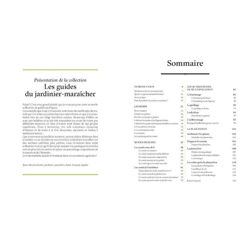 Produire ses plants - Les guides du jardinier maraîcher