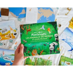 Mon coffret Montessori - Les animaux du monde et leurs milieux