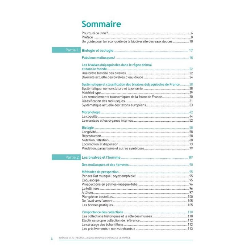 Naïades et autres bivalves d'eau douce de France