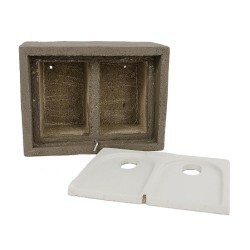 Nichoir pour moineaux - en béton de bois Nichoir pour moineaux - en béton de bois