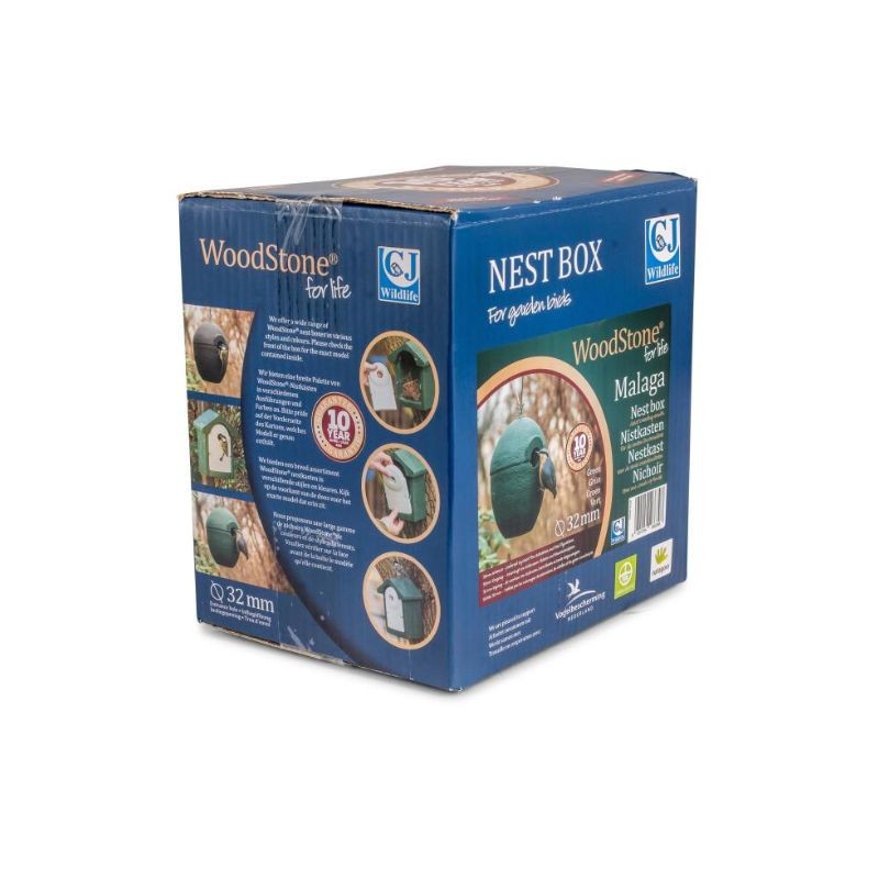 Nichoir Malaga 32mm - Béton de bois