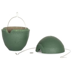 Nichoir Malaga 32mm - Béton de bois - Vert ou Noir