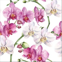 Serviettes "Orchidées élégantes" - Table