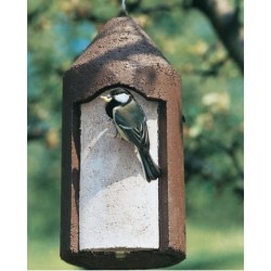 Nichoir 32 mm en béton de bois - Toit conique - Schwegler (2M FG - 111/5) Nichoir 32 mm en béton de bois - Toit conique - Schwegler (2M FG - 111/5)