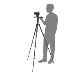 Manfrotto Befree GT PRO 3-Way carbon tripod kit - Trépied + rotule