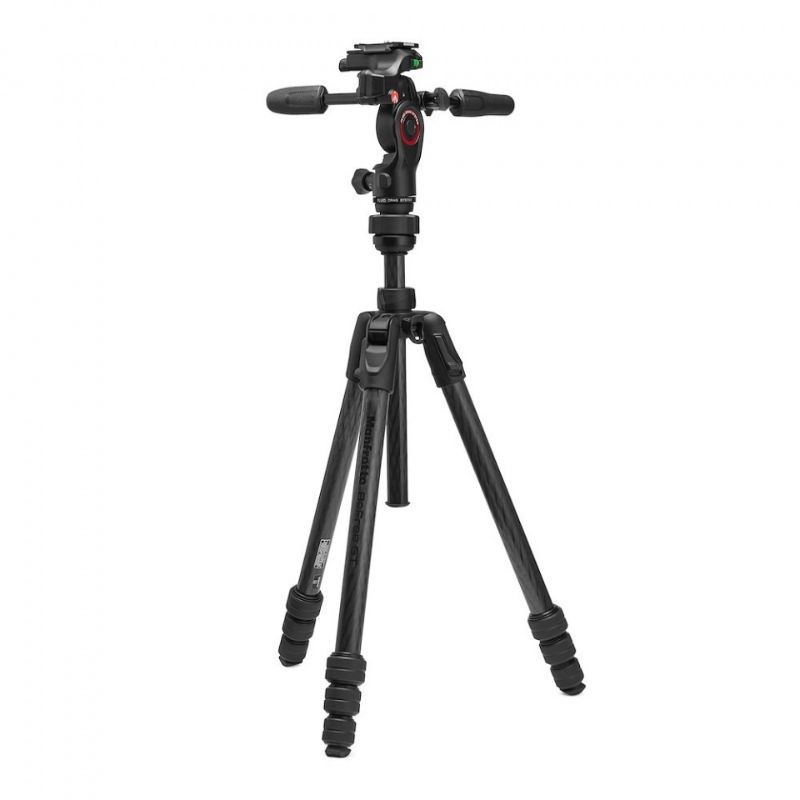 Manfrotto Befree GT PRO 3-Way carbon tripod kit - Trépied + rotule