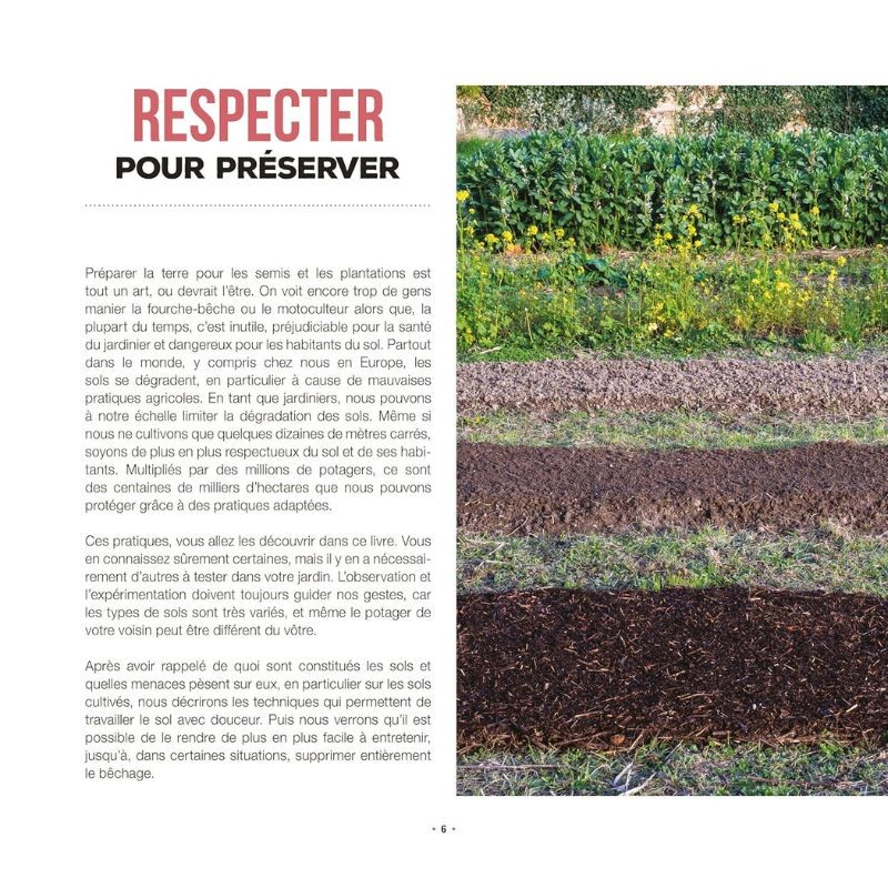 Préparer la terre au potager - Préserver le sol et la biodiversité