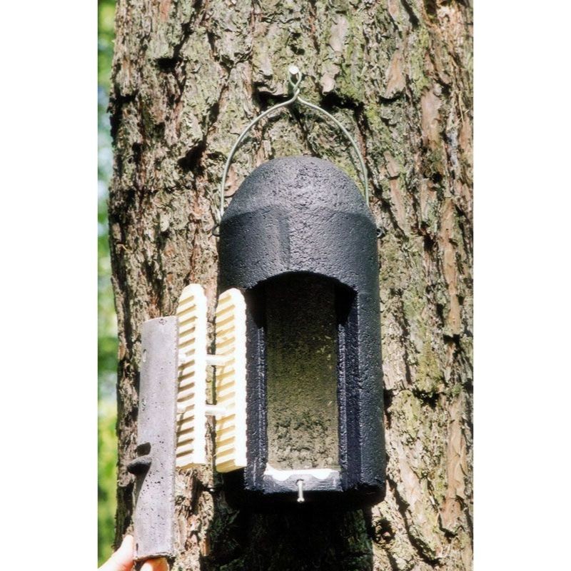Gîte à chauves-souris avec paroi frontale triple - Béton de bois - Schwegler (1FD - 132/0)