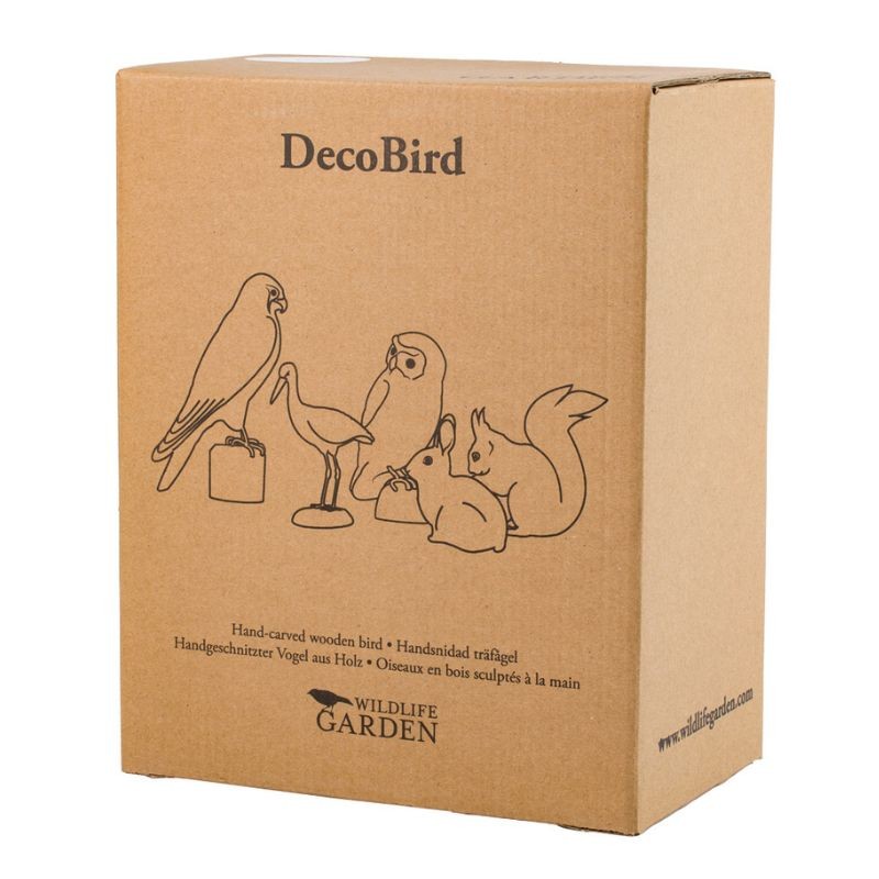 DecoBird Hibou Moyen-duc - Statuette en bois DecoBird Hibou Moyen-duc - Statuette en bois