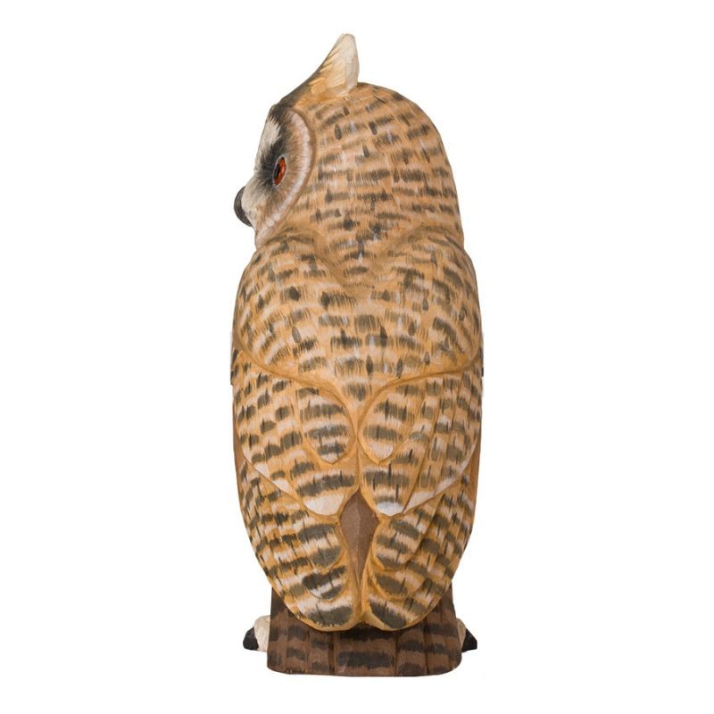 DecoBird Hibou Moyen-duc - Statuette en bois DecoBird Hibou Moyen-duc - Statuette en bois