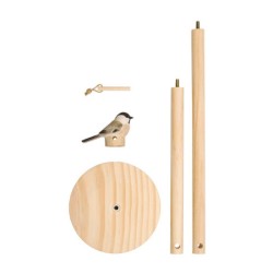 Porte-rouleau de cuisine Mésange Nonnette Porte-rouleau de cuisine Mésange Nonnette