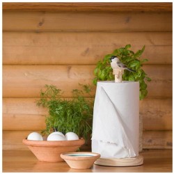 Porte-rouleau de cuisine Mésange Nonnette Porte-rouleau de cuisine Mésange Nonnette