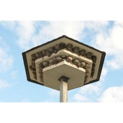 Nichoir pour hirondelles de fenêtre Semi-fini - Simple - Béton de bois - Schwegler (Nº13B-318/8)