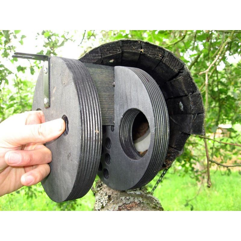 Nichoir pour Chevêche d'Athéna avec protection anti-carnassier et aération - Schwegler (N°20B - 247/1)