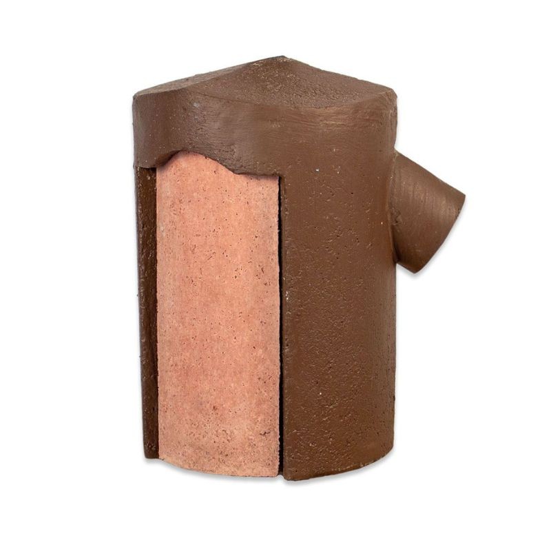 Nichoir pour grimpereaux en béton de bois avec face amovible - Schwegler (2B - 141/2)