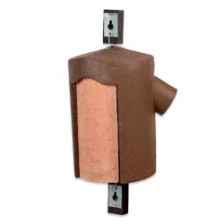 Nichoir pour grimpereaux en béton de bois avec face amovible - Schwegler (2B - 141/2)