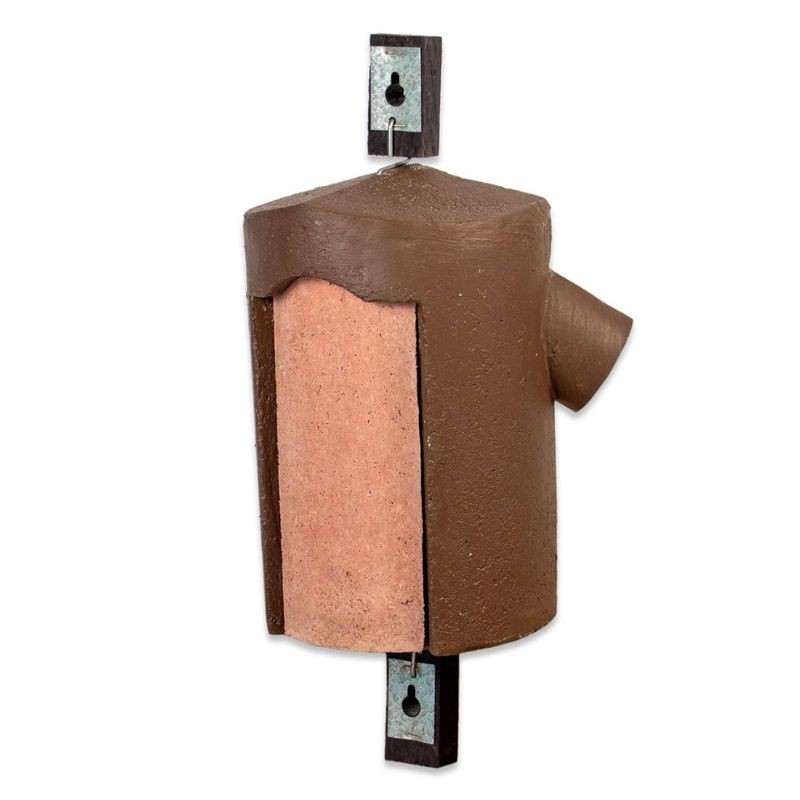 Nichoir pour grimpereaux en béton de bois avec face amovible - Schwegler (2B - 141/2)