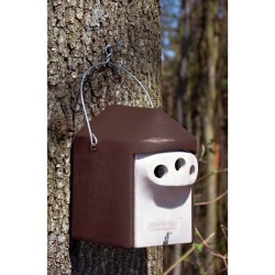 Nichoir protégé contre prédateurs - Trou d'envol triple 27mm - Schwegler (2GR - 221/1)