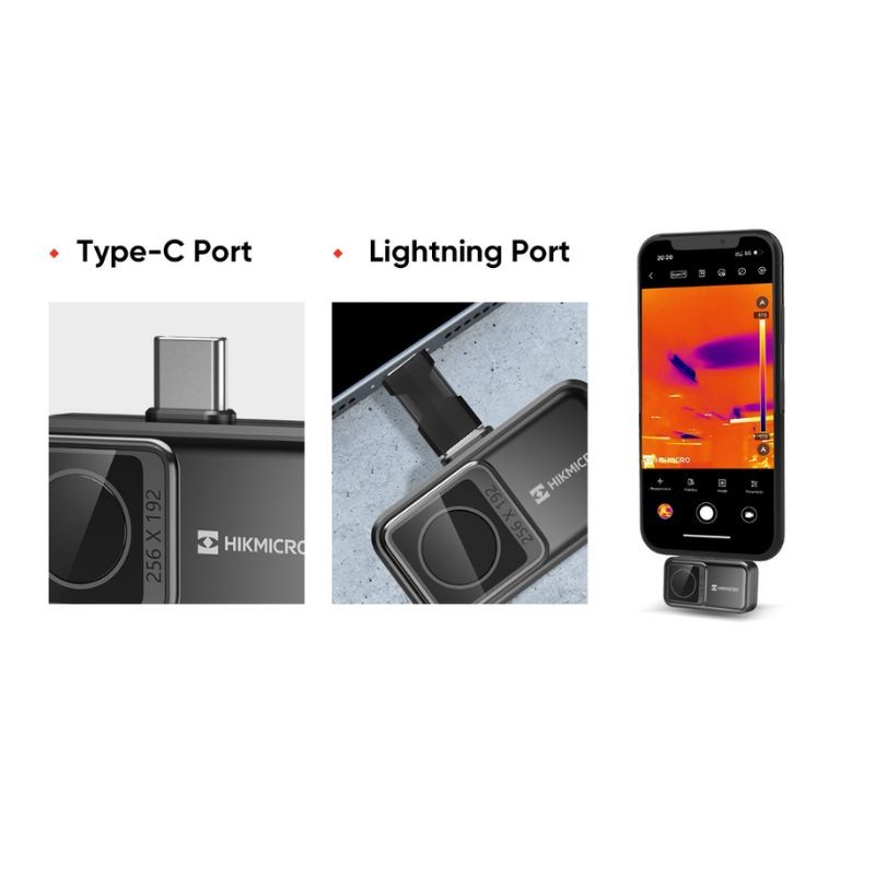 Hikmicro Mini2-V2 - caméra thermique - pour iOS et Android